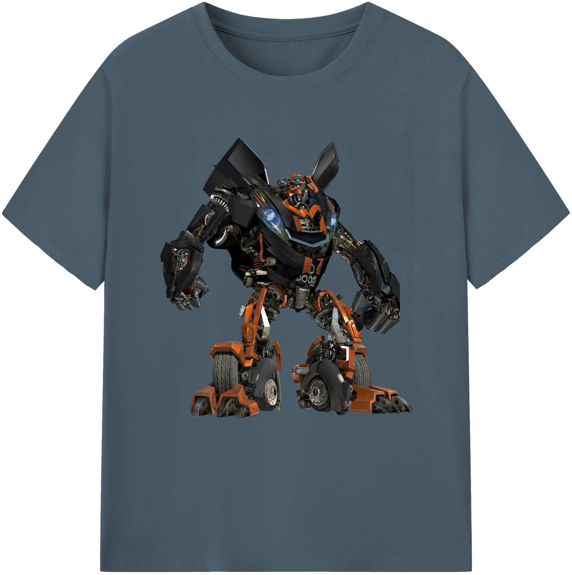 （画像用） Transformers トランスフォーマー 綿100％半袖Tシャツ（フロントプリント）
